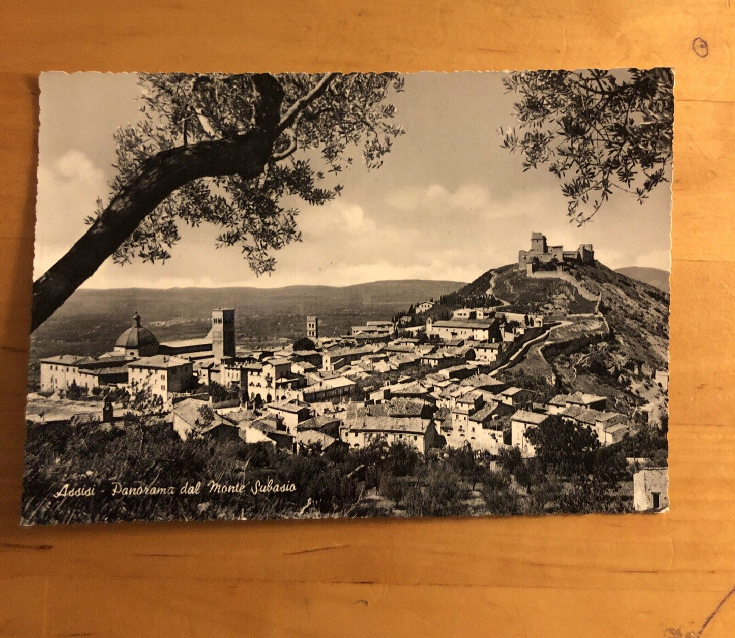 Cartolina ASSISI - MONTE SUBASIO  - NON VIAGGIATA