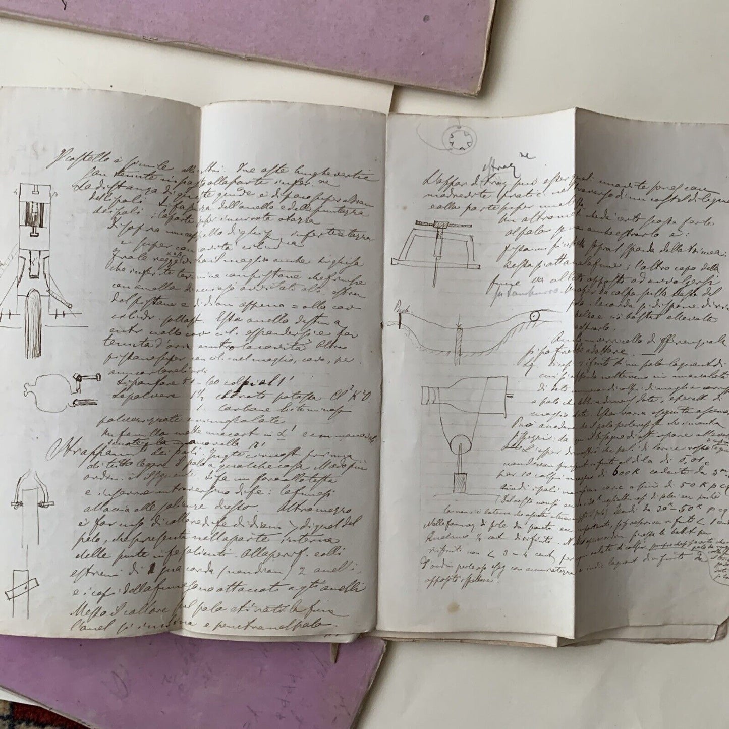 CELESTE CLERICETTI, appunti manoscritti di uno studente UNIVERSITÀ PAVIA 1875 #