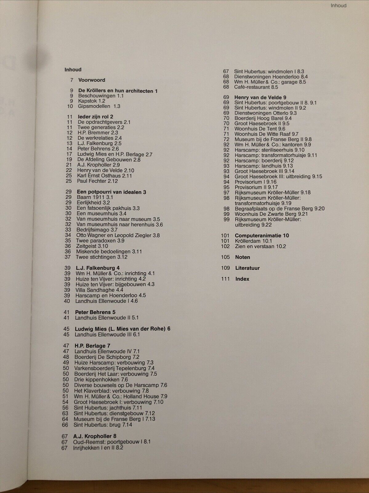 De Kröllers en hun architecten - Johannes van der Wolk 1992