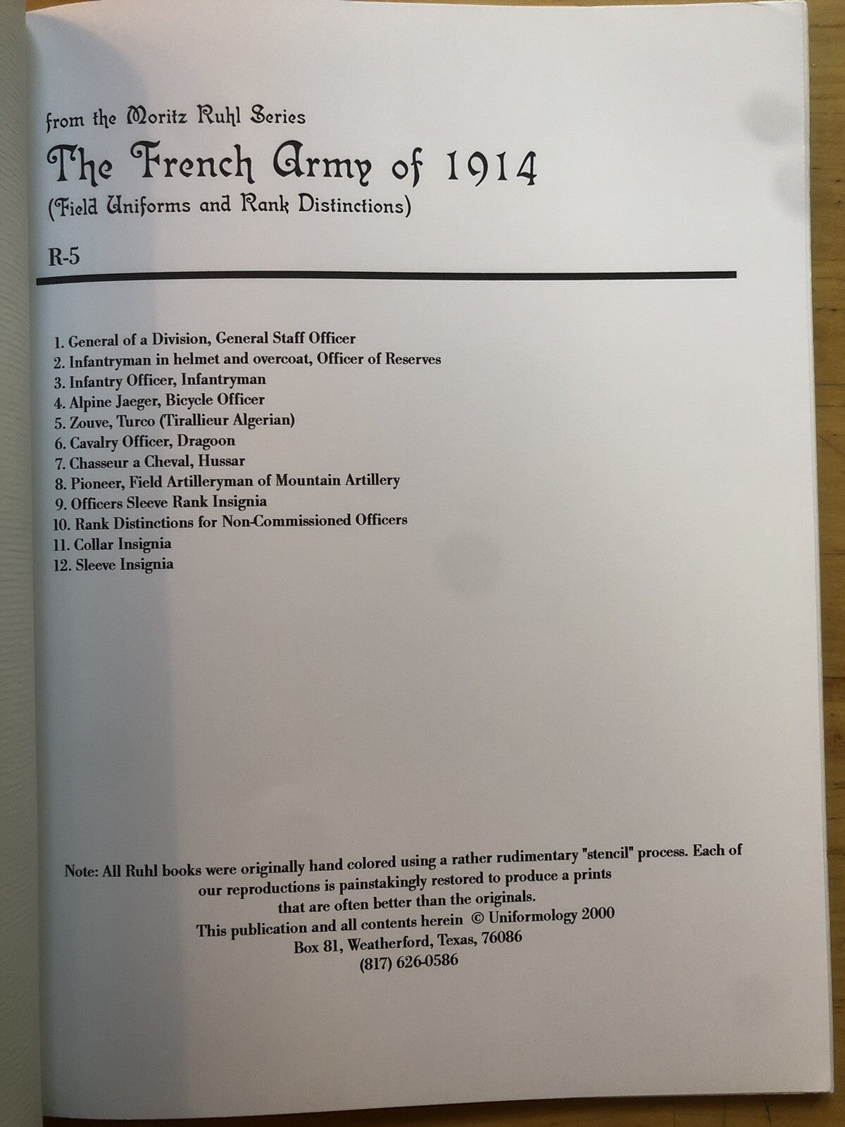 The French army 1914 field uniforms and insignia