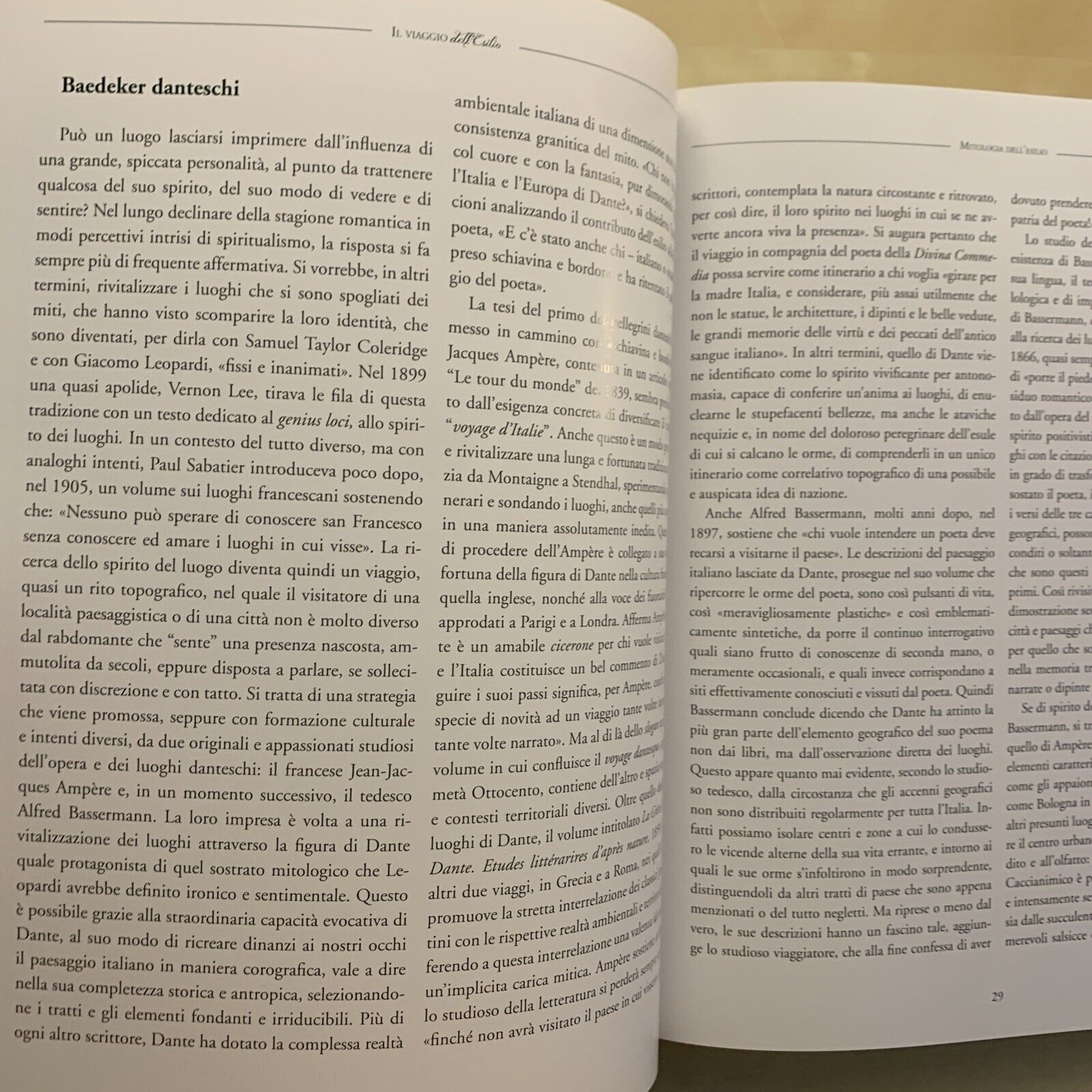 IL VIAGGIO DELL'ESILIO. Itinerari città e paesaggi Danteschi. Attilio Brilli