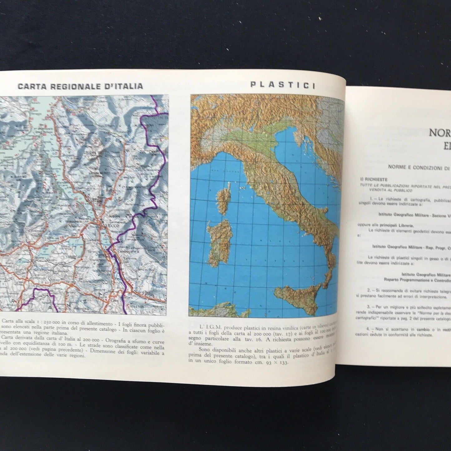 Istituto Geografico Militare, catalogo delle pubblicazioni 1972 - 73