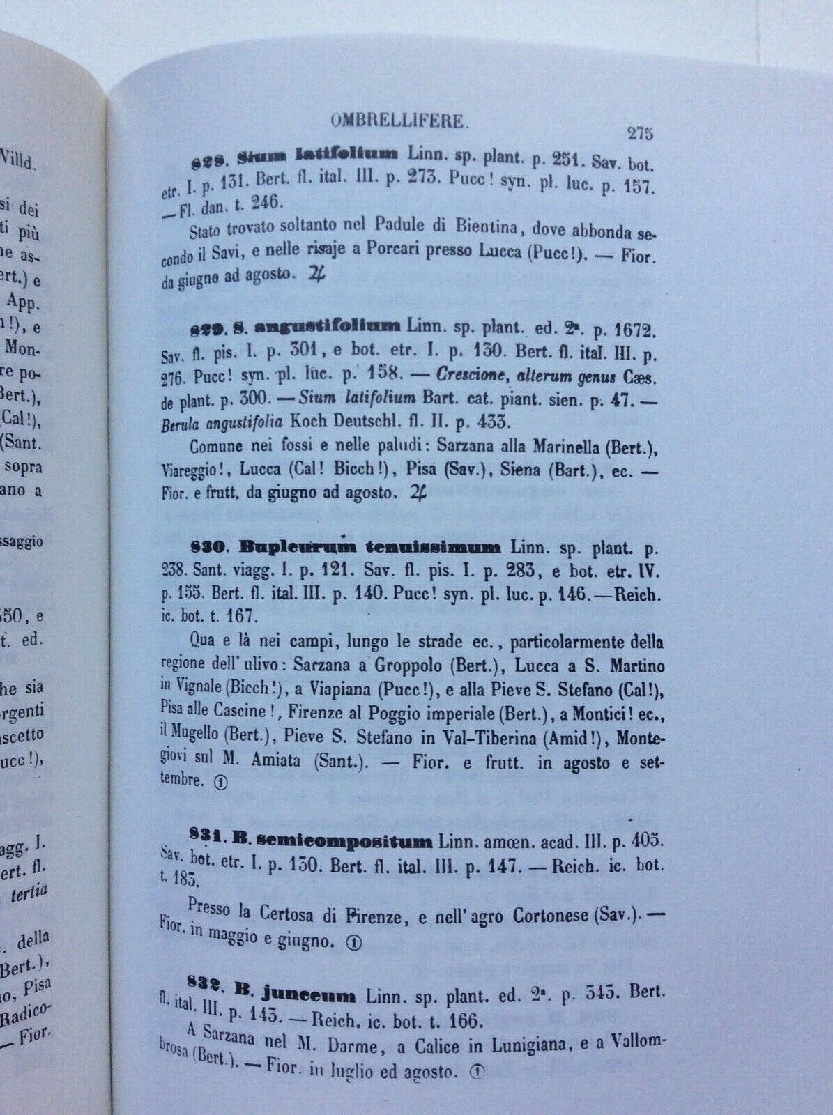 PRODROMO DELLA FLORA TOSCANA,CARUEL TEODORO, RISTAMPA FORNI, due volumi.