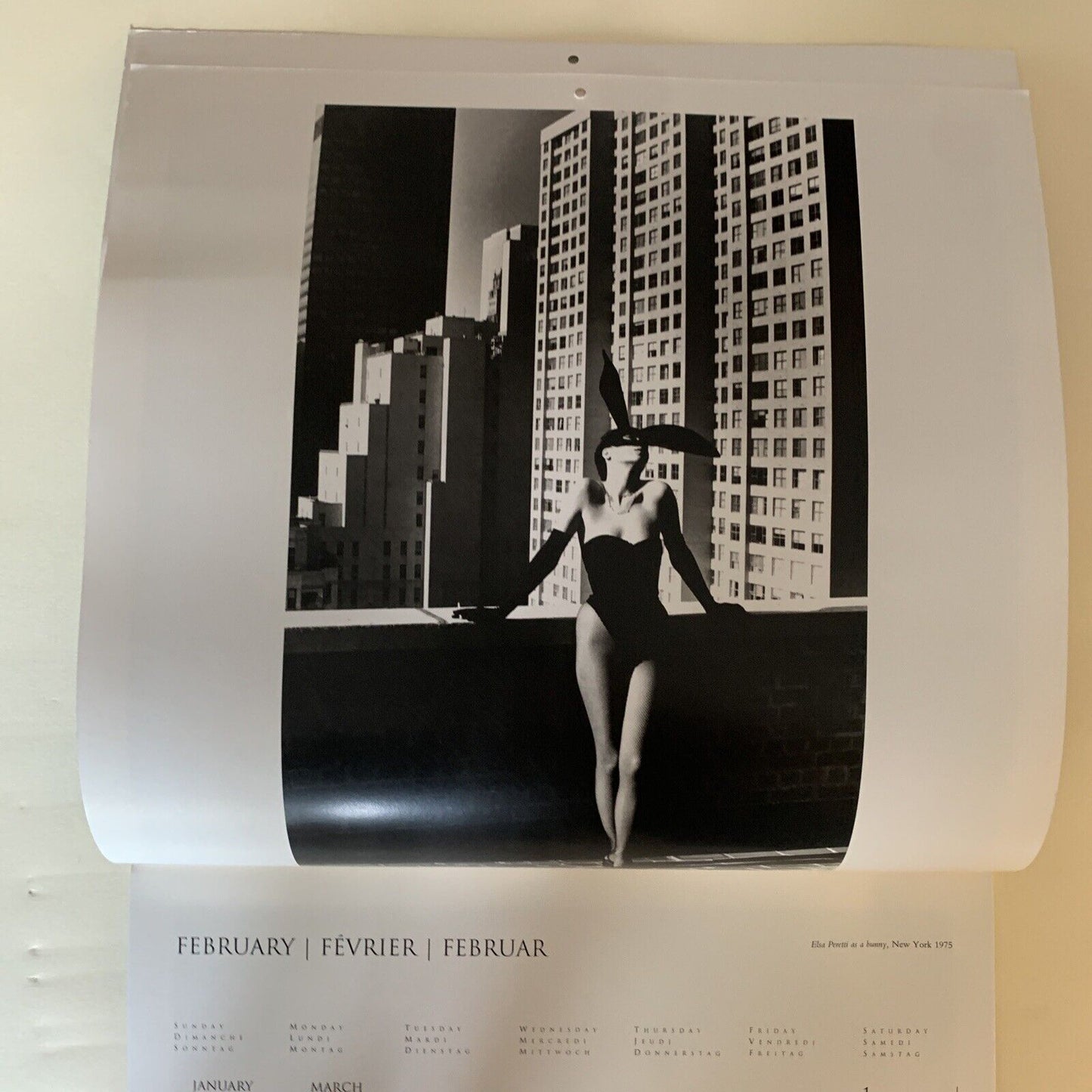 HELMUT NEWTON CALENDAR 1997 #