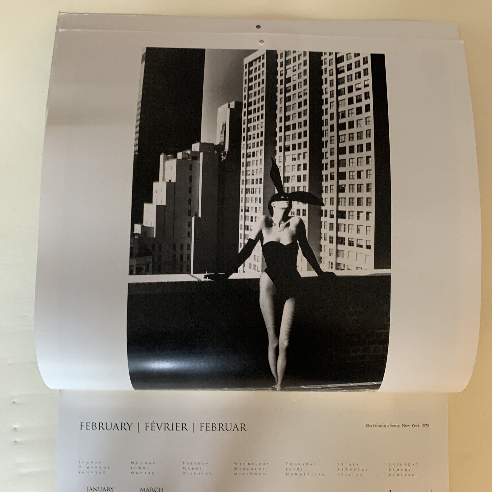 HELMUT NEWTON CALENDAR 1997 #