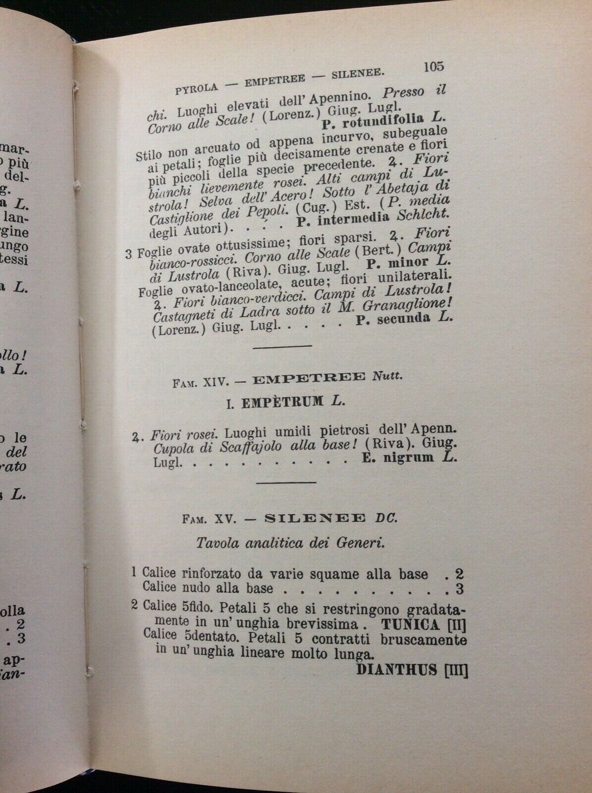 FLORA DELLA PROVINCIA DI BOLOGNA GIROLAMO COCCONI FORNI EDITORE anastatica