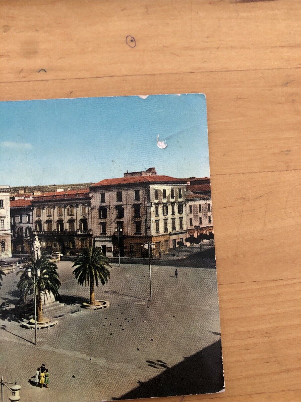 Cartolina SASSARI, PIAZZA ITALIA, VIAGGIATA 1963