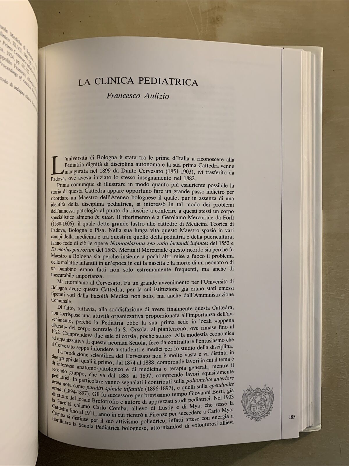 LA SCUOLA MEDICA DI BOLOGNA - settecento anni di storia, Bernabeo - D'antuono #