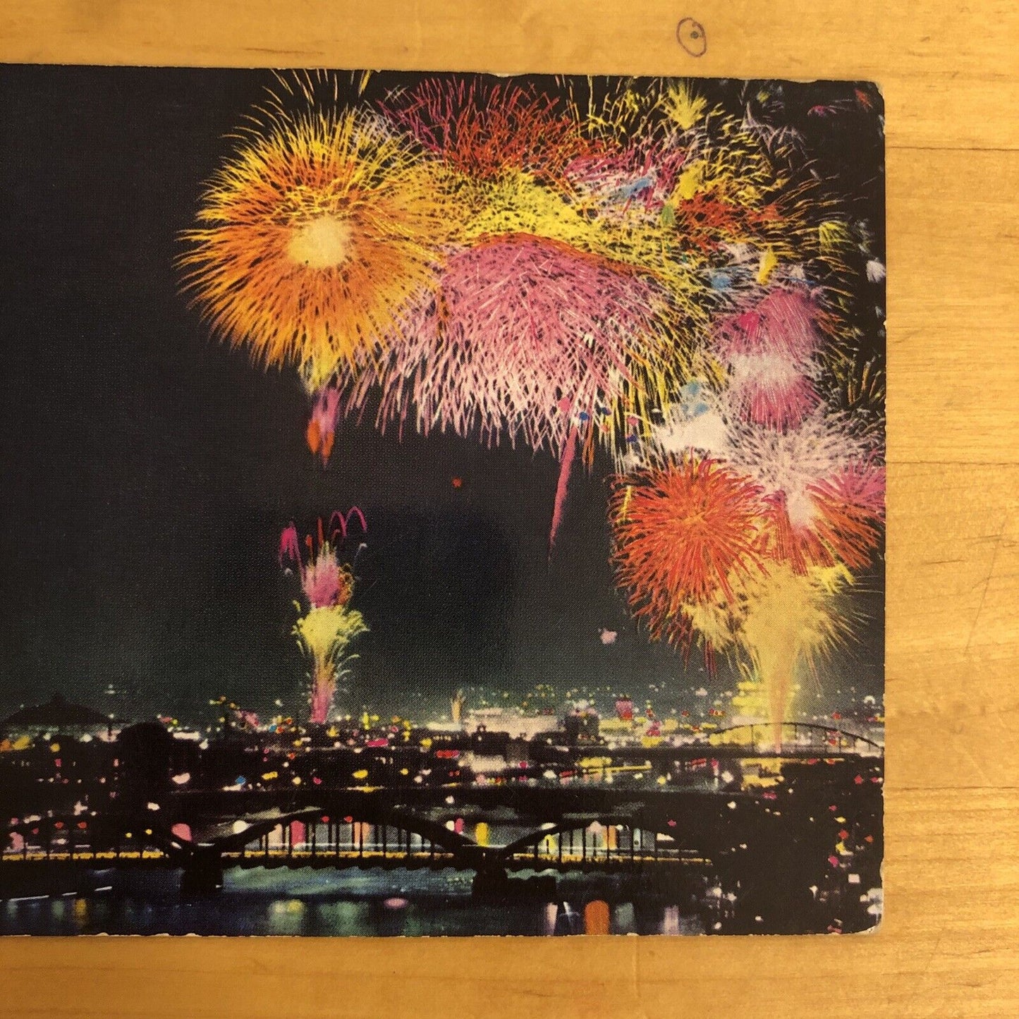 CARTOLINA - TOKYO, RIVER SUMIDA, JAPAN, GIAPPONE. VIAGGIATA 1963