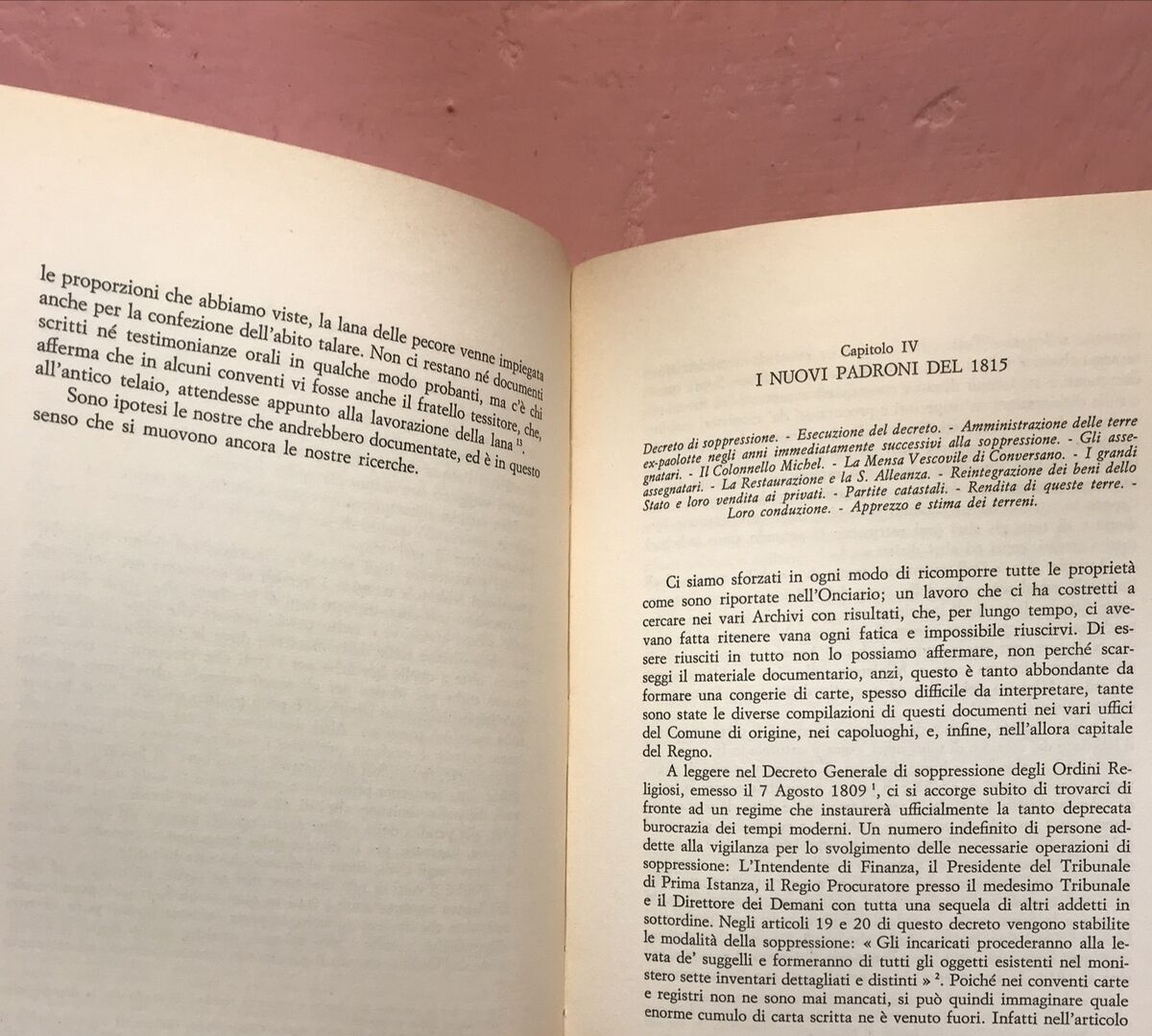 Soppressione religiosa evoluzione agraria in un comune del mezzogiorno,F. Stea