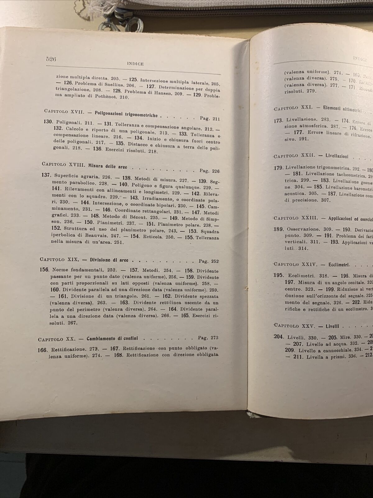 GEOMETRIA SUL TERRENO - breve corso di topografia. Emilio Cardea 1939 #