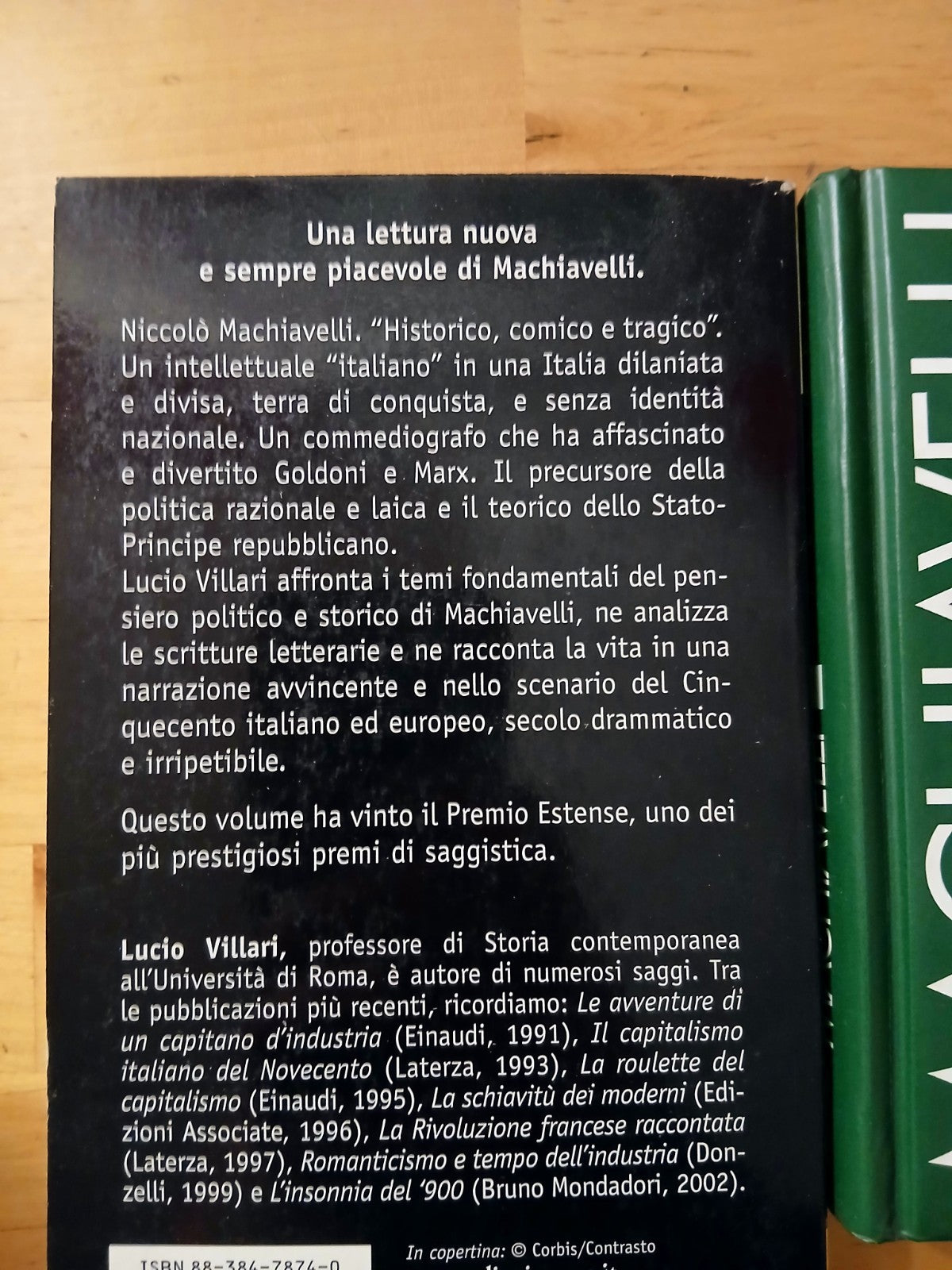 Machiavelli Niccolò (biografia e pensiero) di Lucio Villari + breviario Rusconi