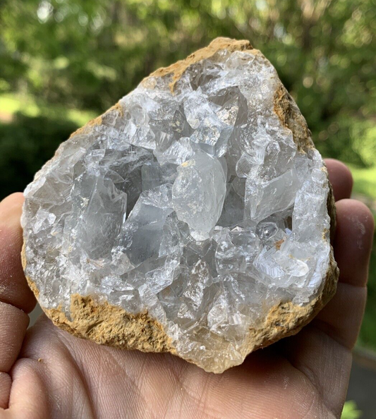 Minerali Geode Celestina Marocco - Celestite Geode, Minerals Crystals 515 gr.