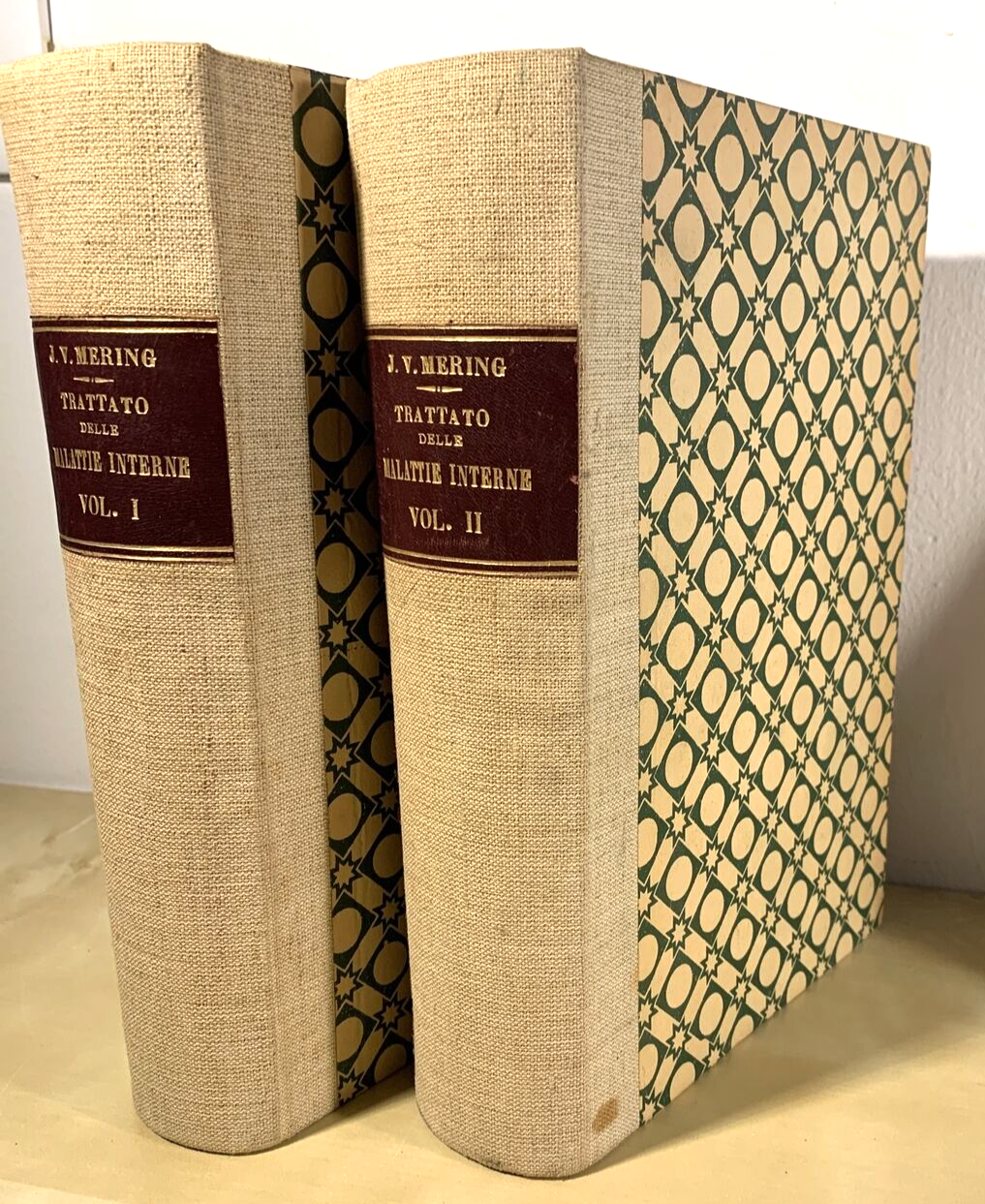 TRATTATO DELLE MALATTIE INTERNE, J. v. Mering. Società Editrice Libraria 1926