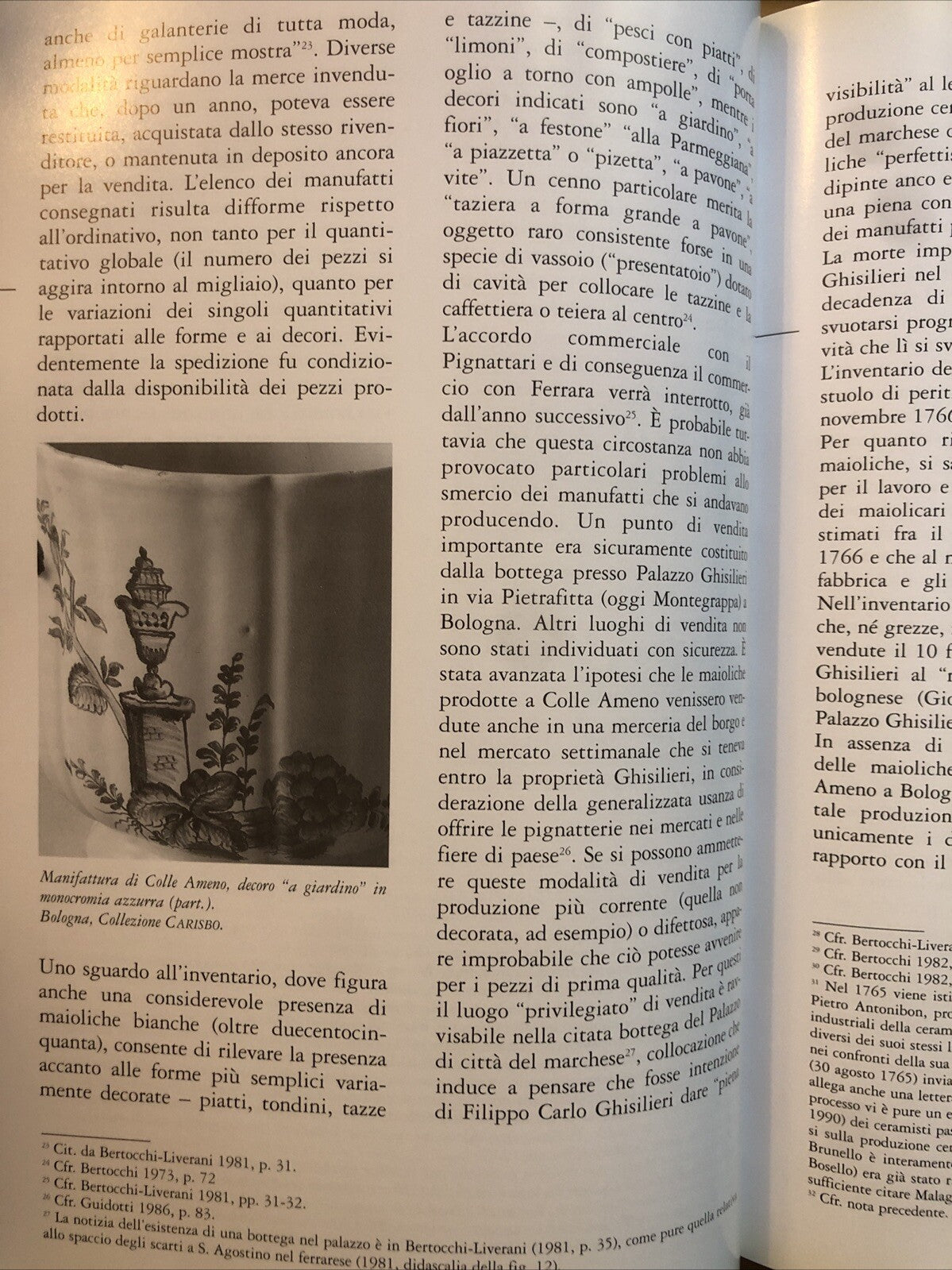 Da Giuseppe a Leopoldo Finck - maioliche bolognesi  del settecento 2000