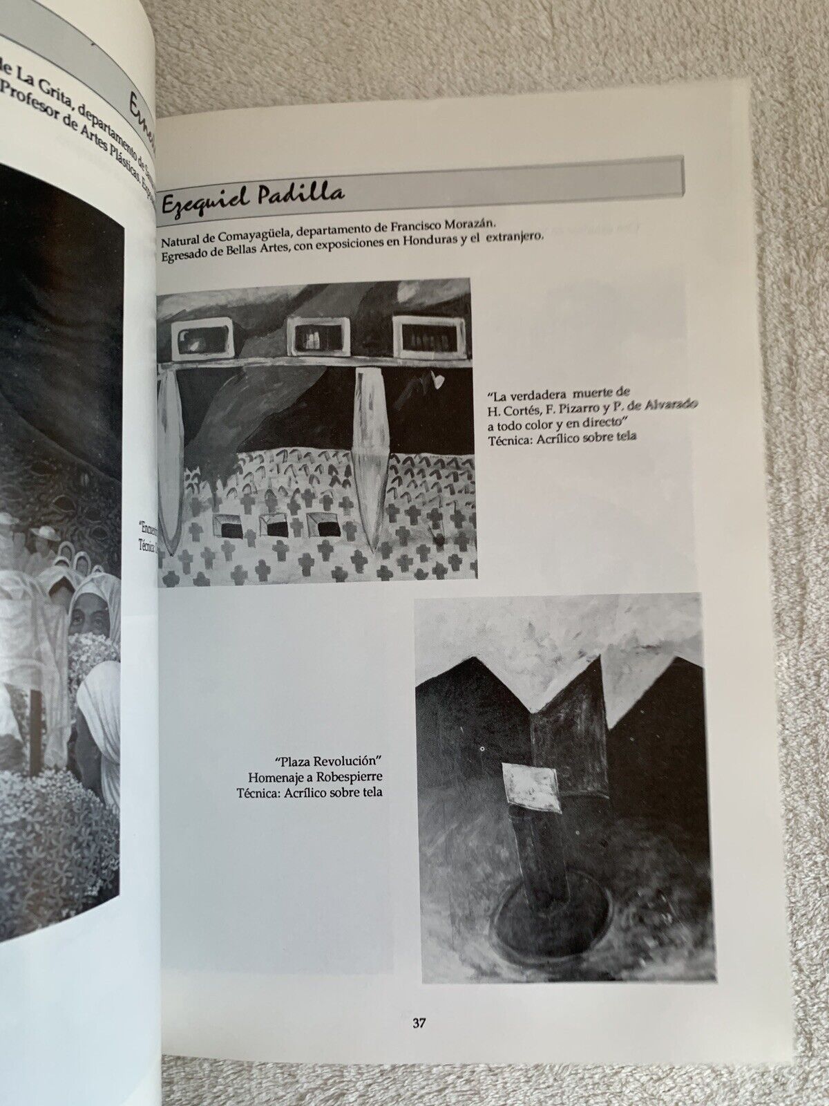 Antologia de las artes plasticas de Honduras, Arturo Lopez Rodegno 1990