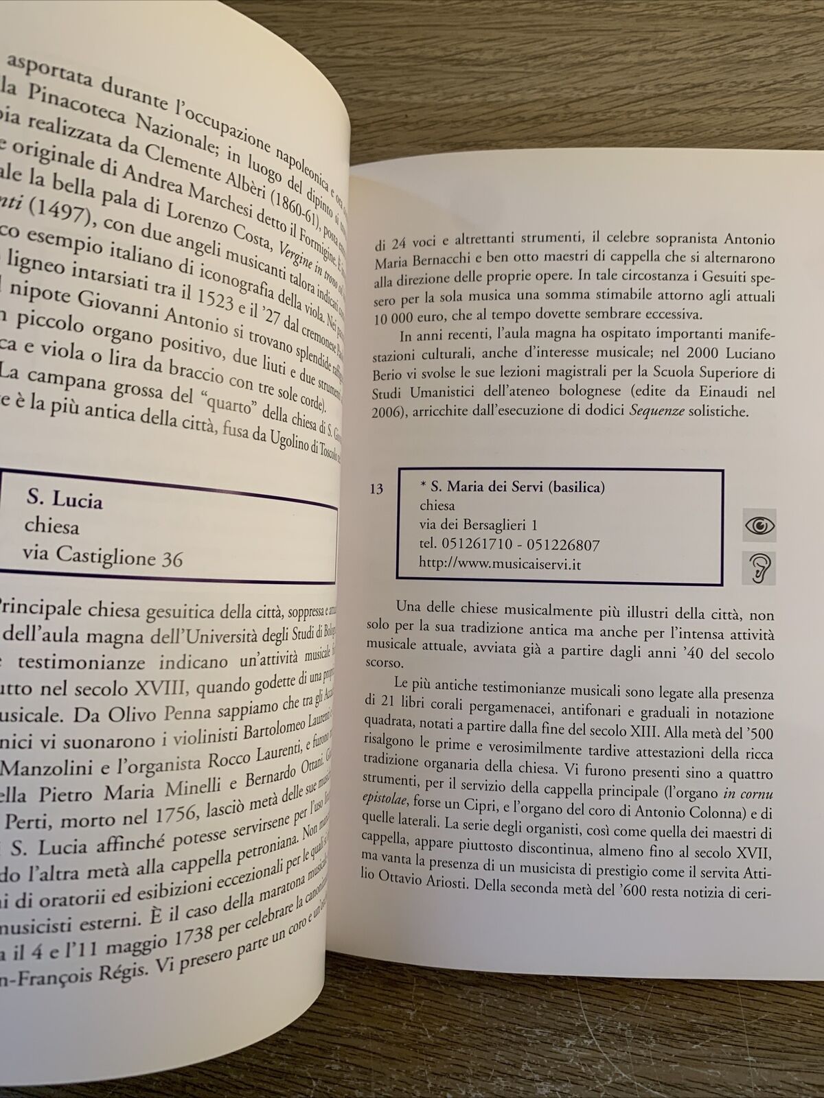 E TUTTA LA CITTÀ ERA IN SUONI. i luoghi della storia della musica a Bologna 2007