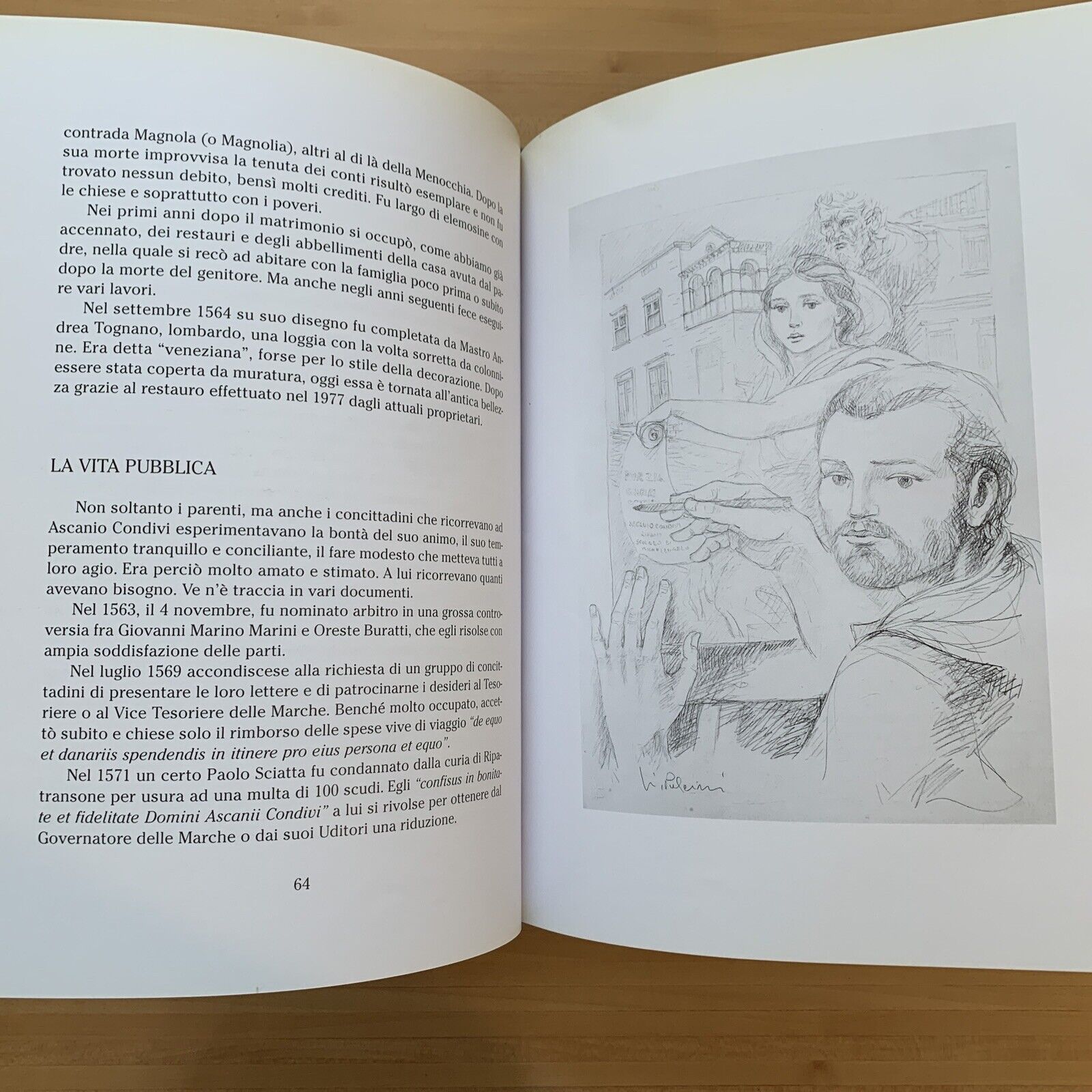 ASCANIO CONDIVI E MICHELANGELO. Giorgio Settimo 2004 #