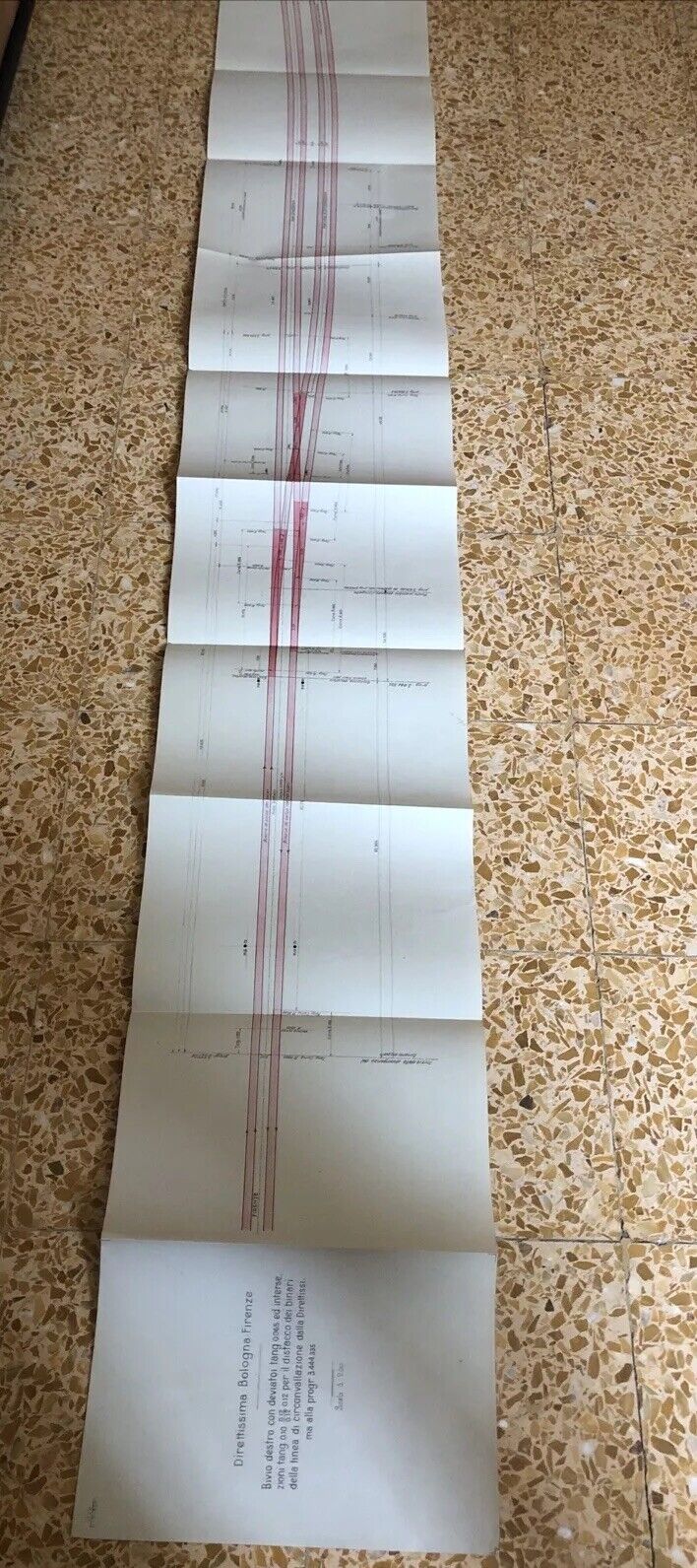 FERROVIE DELLO STATO direttissima Bologna Firenze, deviatoi intersezioni