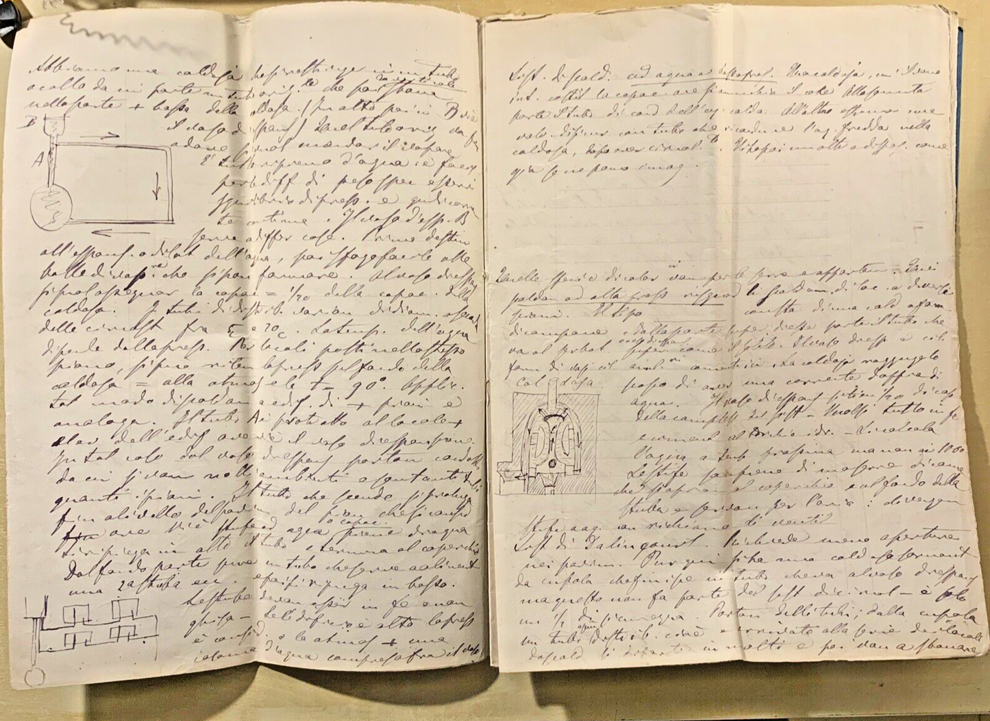 FISICA TECNOLOGICA - Università di Pavia, appunti del 1878 #