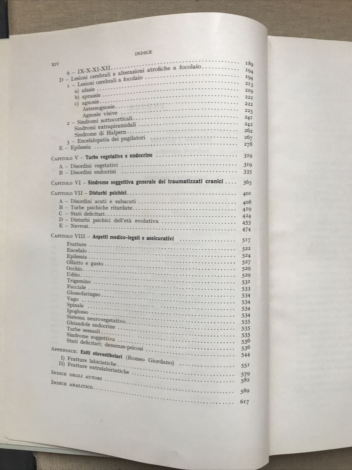 I TRAUMI CRANICI - Angelo della Beffa, editrice Vallardi
