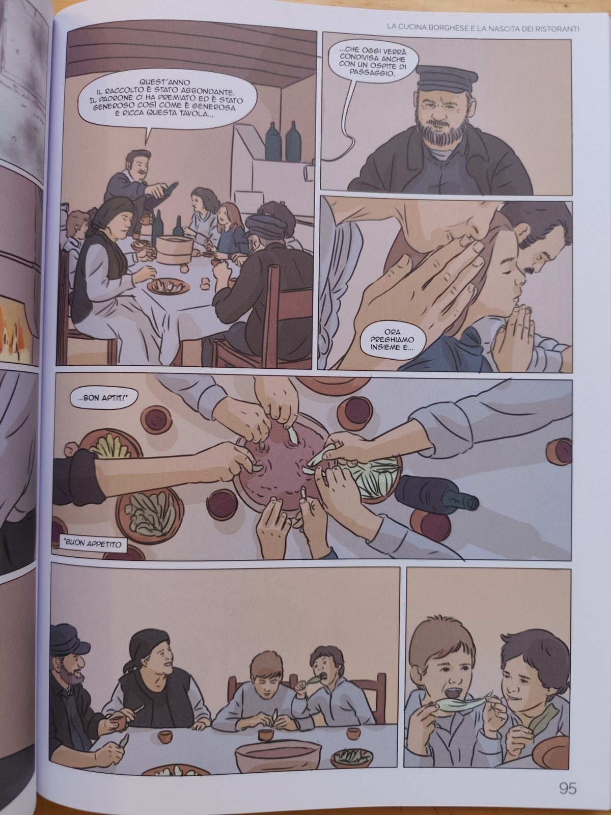 Storia della cucina italiana a fumetti dalle tagliatelle etrusche al tiramisù