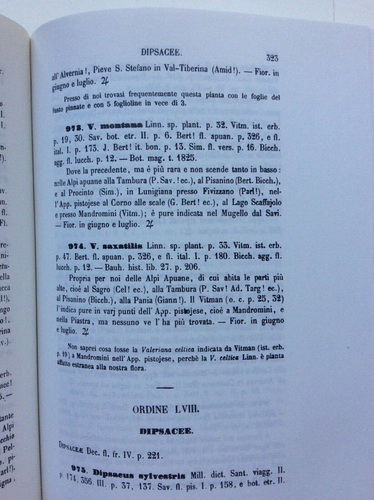 PRODROMO DELLA FLORA TOSCANA,CARUEL TEODORO, RISTAMPA FORNI, due volumi.