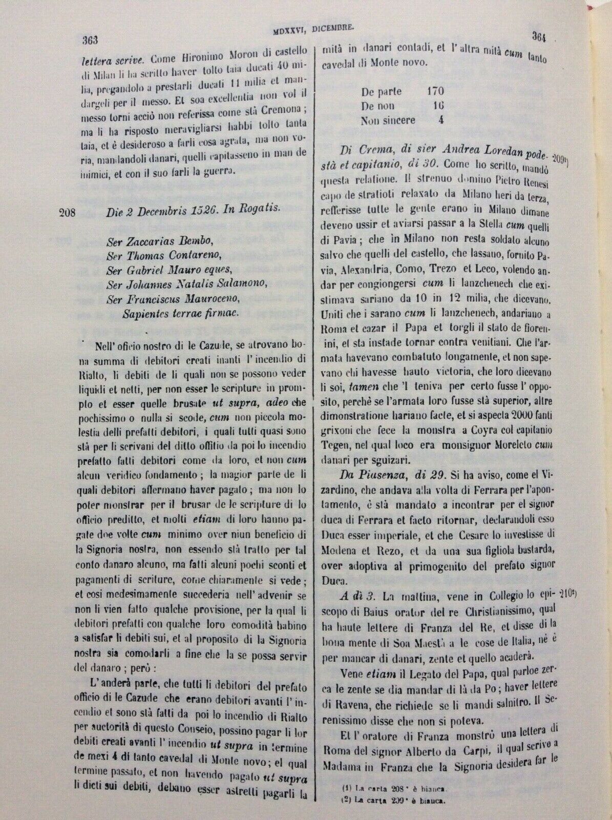 I DIARII DI MARINO SANUTO VOLUME XLIII  (43).   Arnaldo FORNI EDITORE BOLOGNA