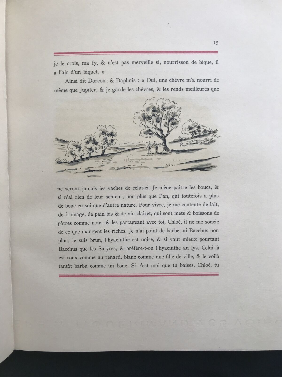Les Pastorales de Longus ou Daphnis & Chloé, Trad. J. Amyot-L'image littéraire