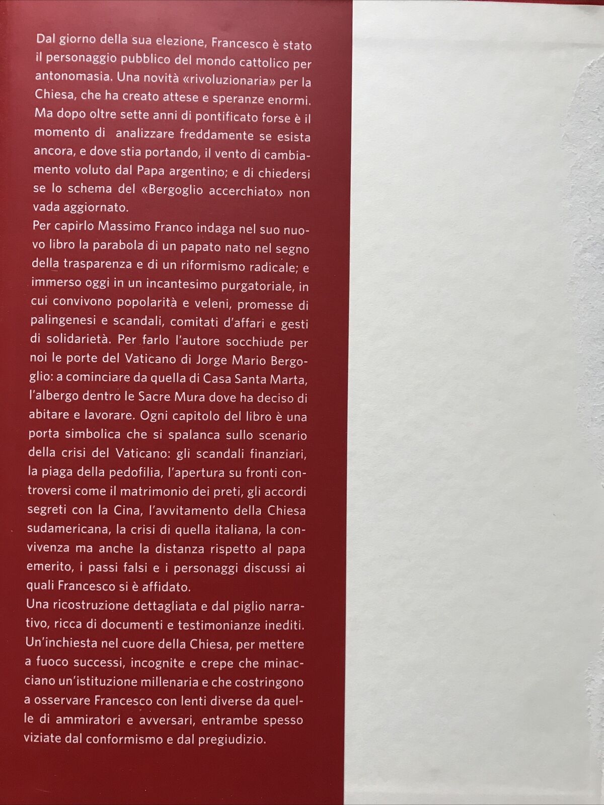 L'ENIGMA BERGOGLIO, Massimo Franco. SOLFERINO 