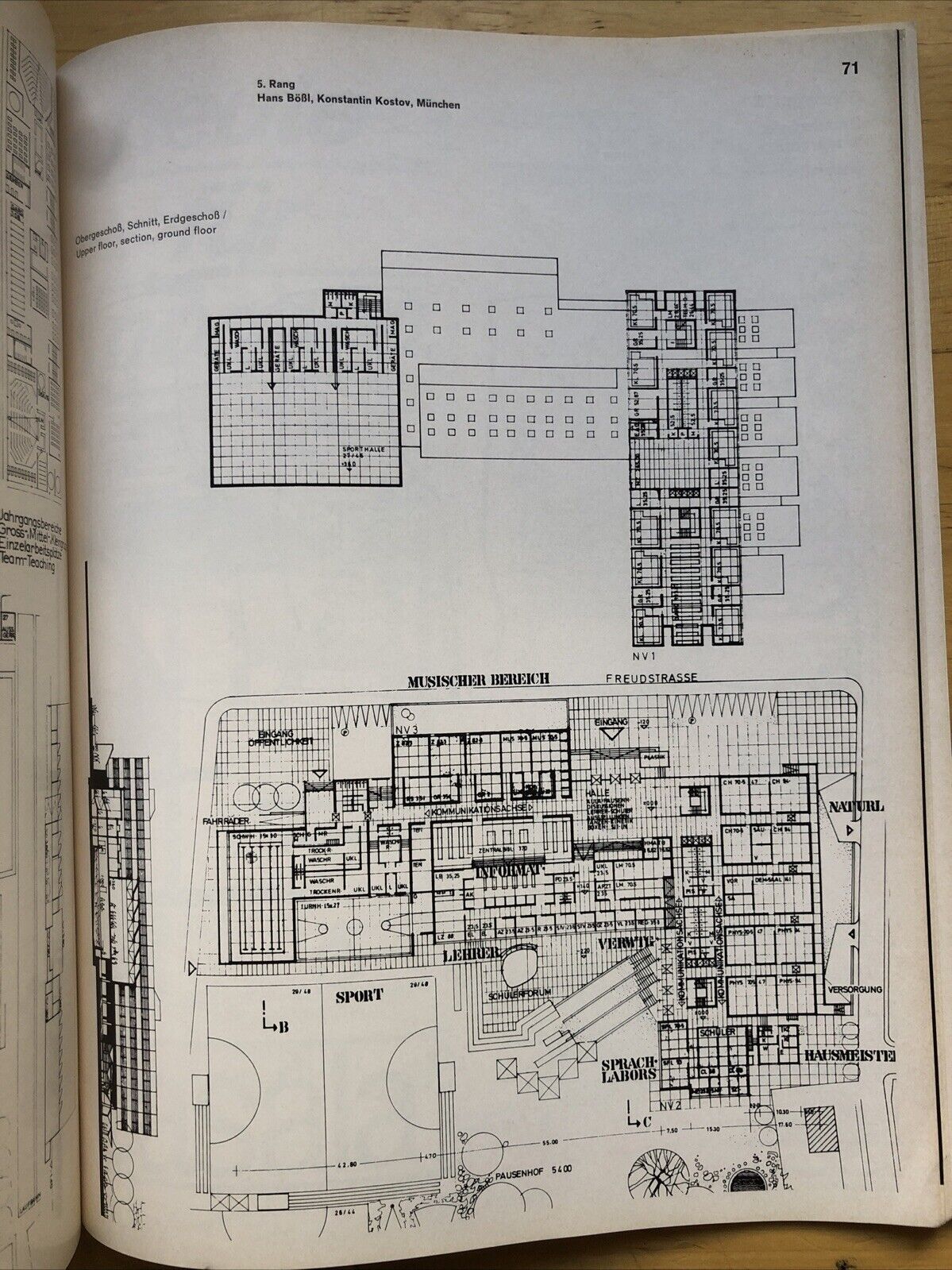 ARCHITEKTUR WETTBEWERBE 67 Progressive Schulen, architecture magazine  1971