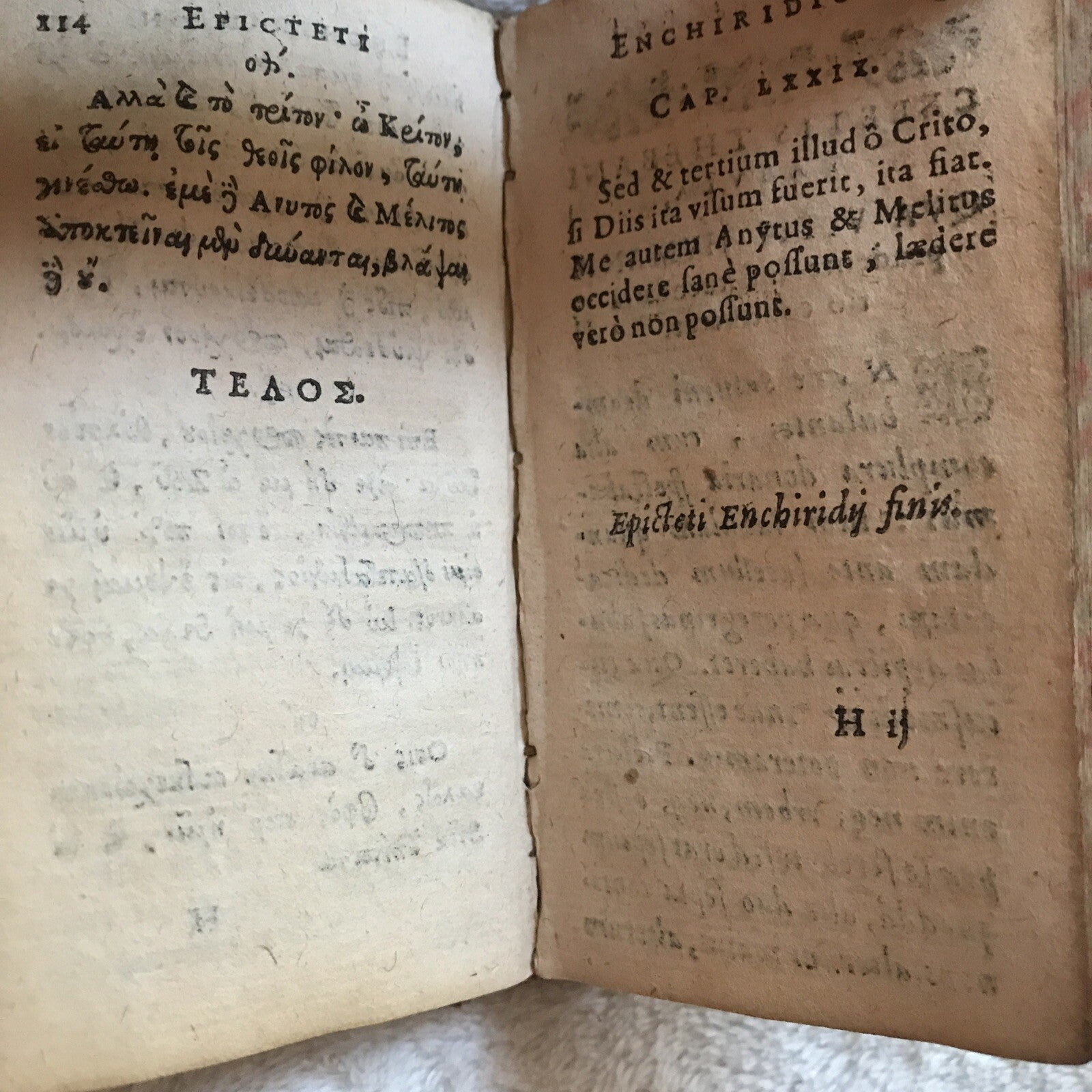 Epicteti Enchiridion 1623 - Cebetis thebani