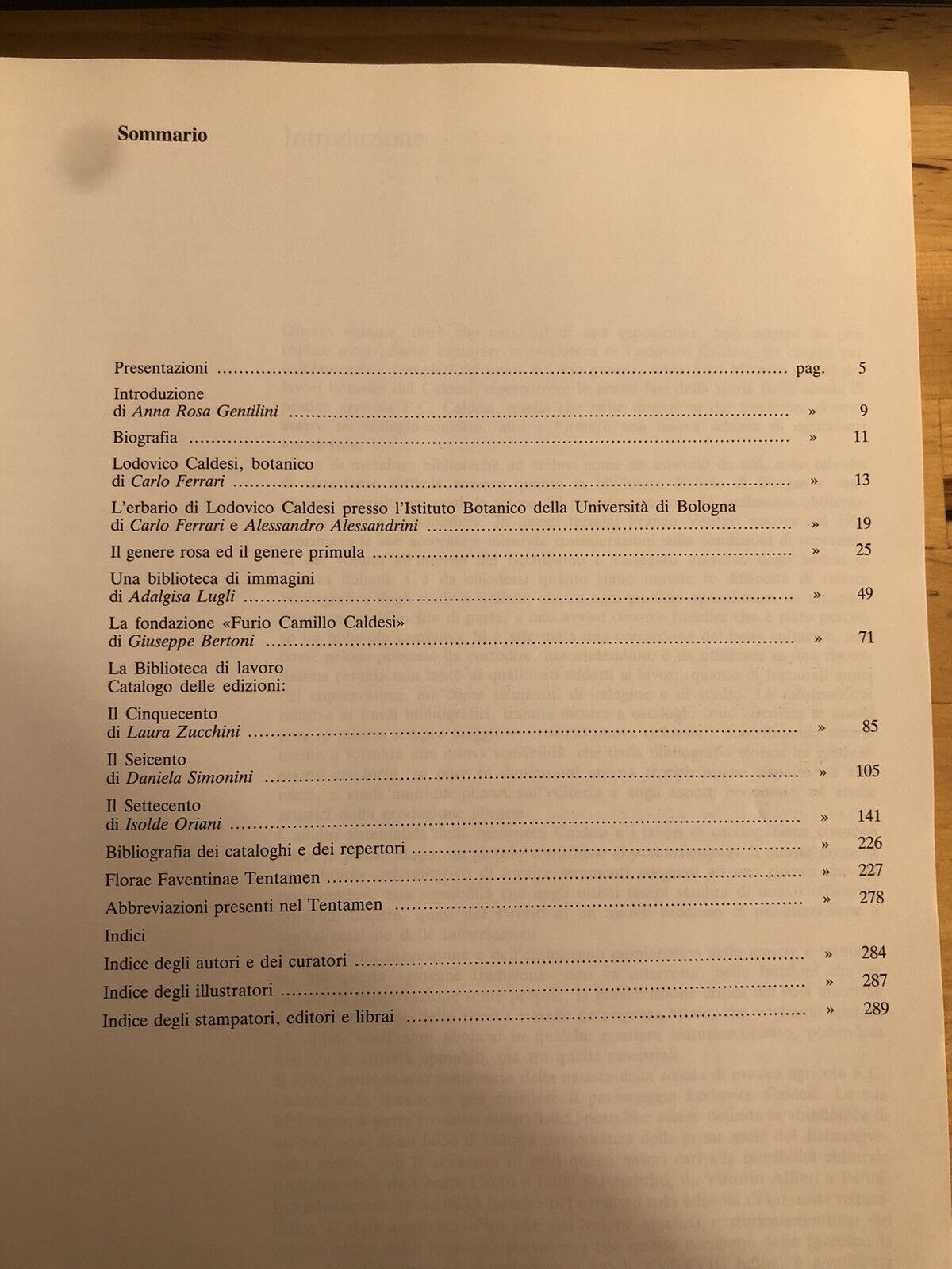 BIBLIOTHECA BOTANICA - LODOVICO CALDESI erbario e libri dal cinquecento al 700