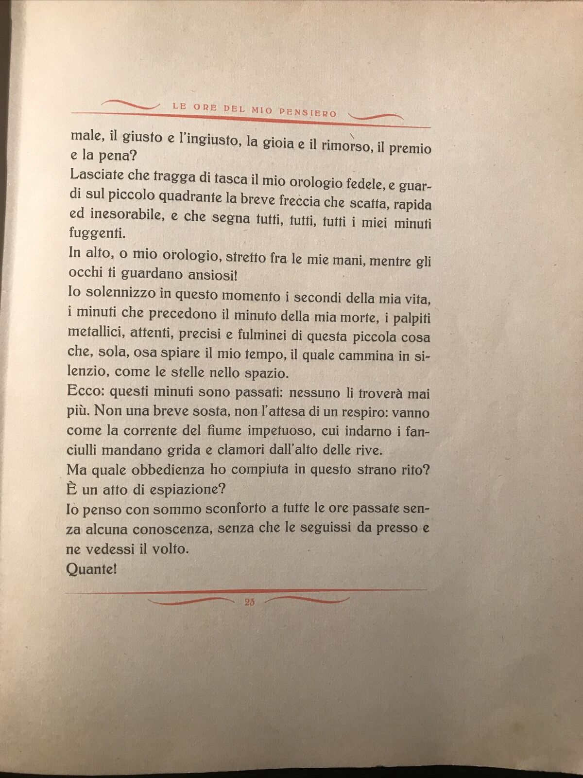 Le ore del mio pensiero, Piero Zama, Fratelli lega editori 1932