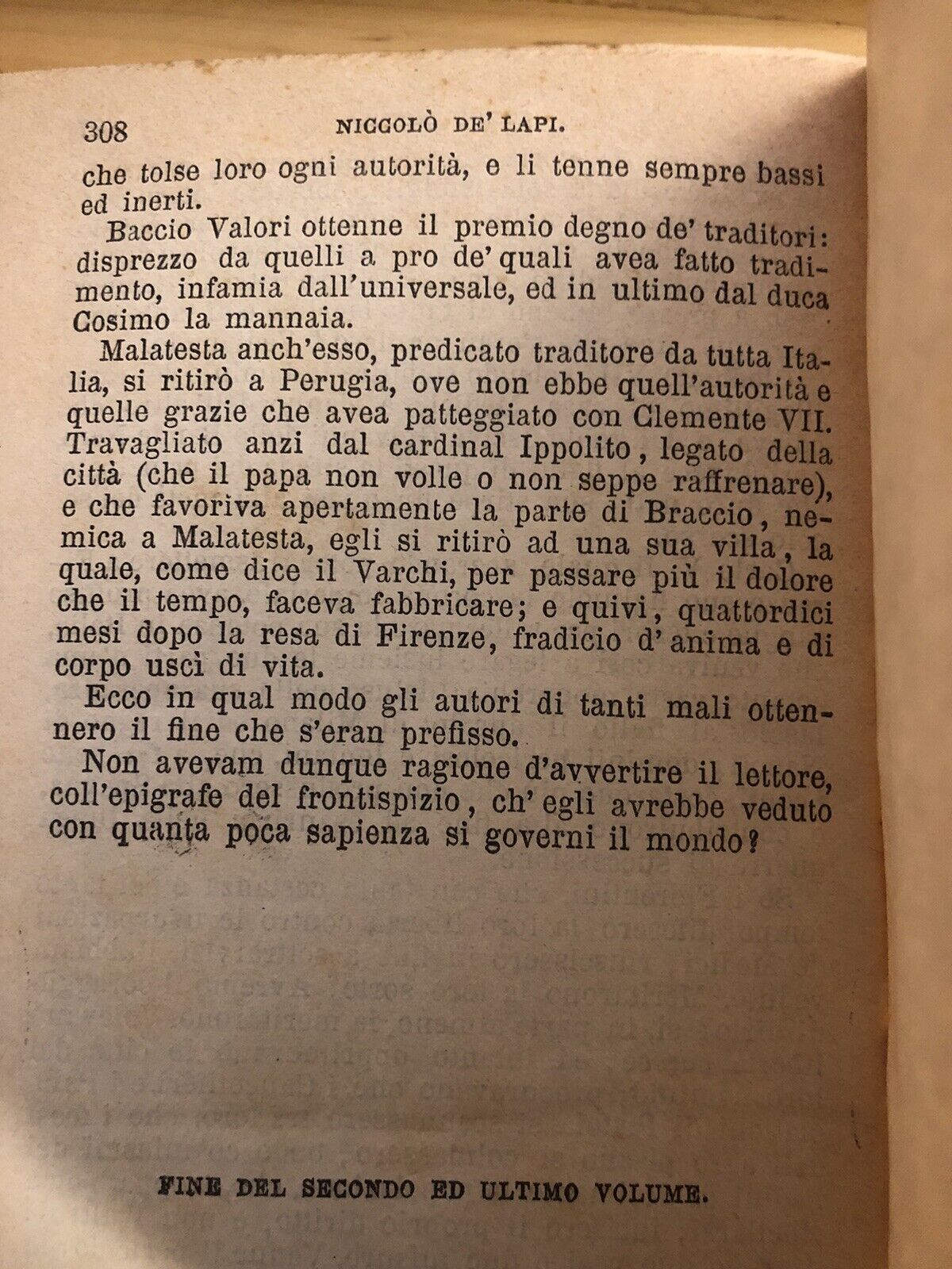 MASSIMO D'AZEGLIO, NICCOLÒ DE' LAPI i Palleschi e i Piagnoni 2 vol completo 1882
