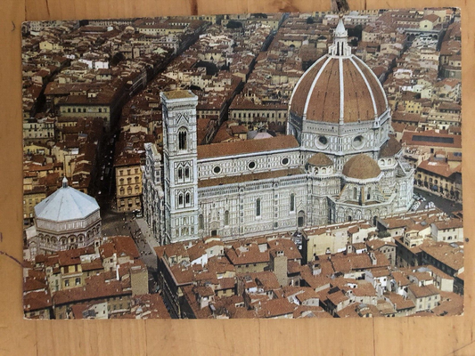 Cartolina Firenze il duomo, Viaggiata. Le Dome, The Dome Der Dome