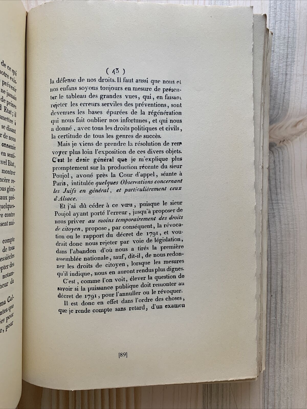 NAPOLEONE E GLI EBREI - analisi,  Atti dell'Assemblea degli Israeliti di Parigi#