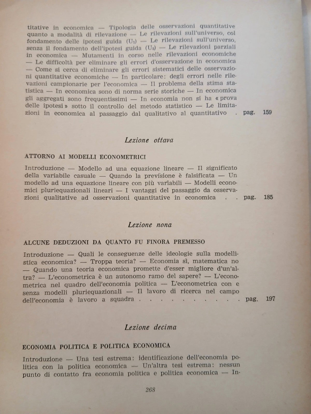 Lezioni sul metodo dell'economia politica.Ferdinando di Fenizio Università Pavia
