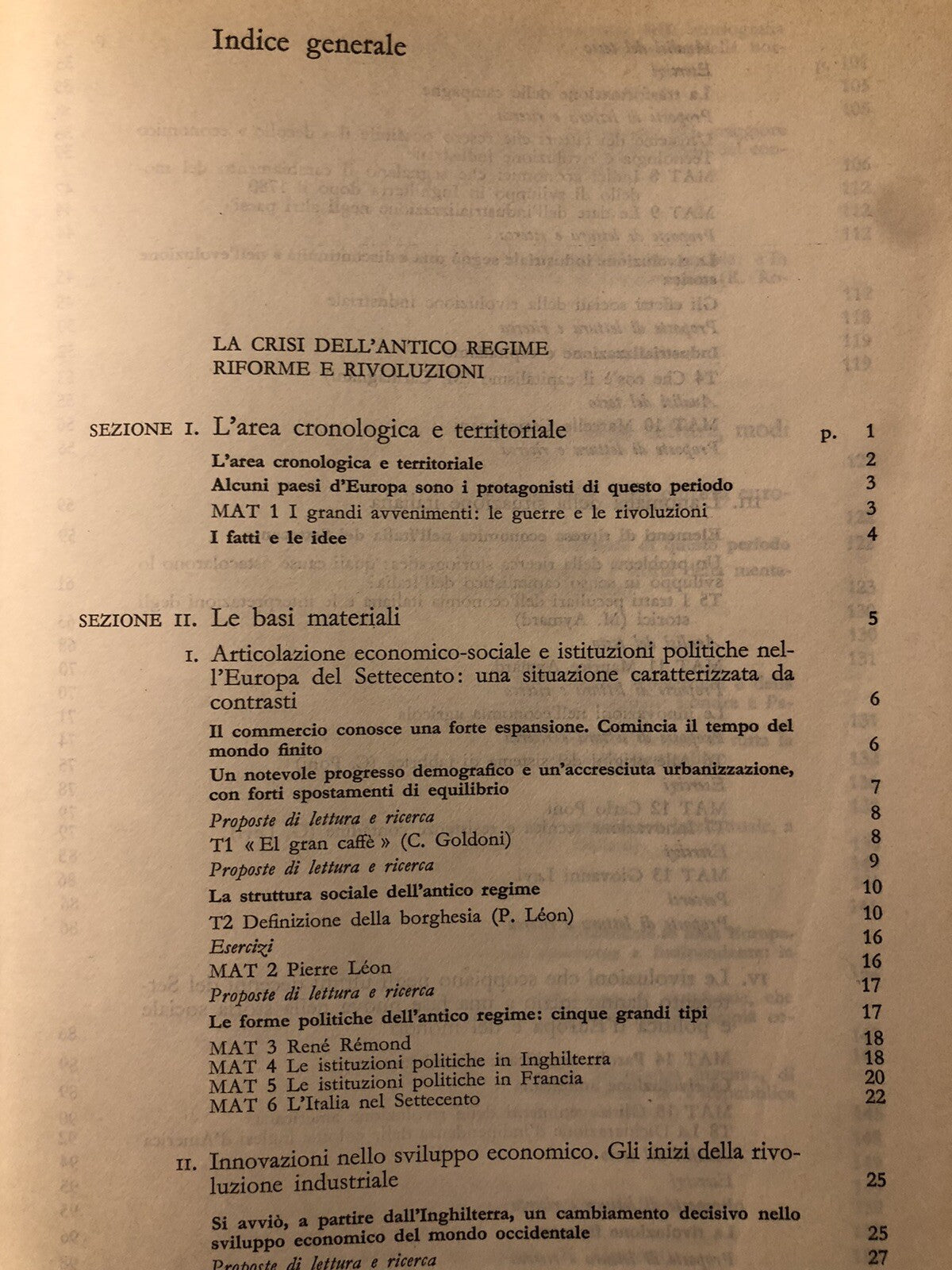 Il materiale e l'Immaginario vol. 6 La crisi dell'antico regime riforme e rivolu