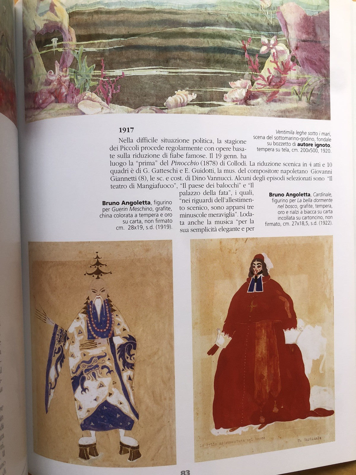 La fabbrica dei sogni, marionette e materiali collezione Signorelli Ed.Bora 2005