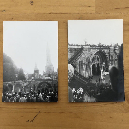 Fotografie LOURDES anni '50 originali - 2 fotografie