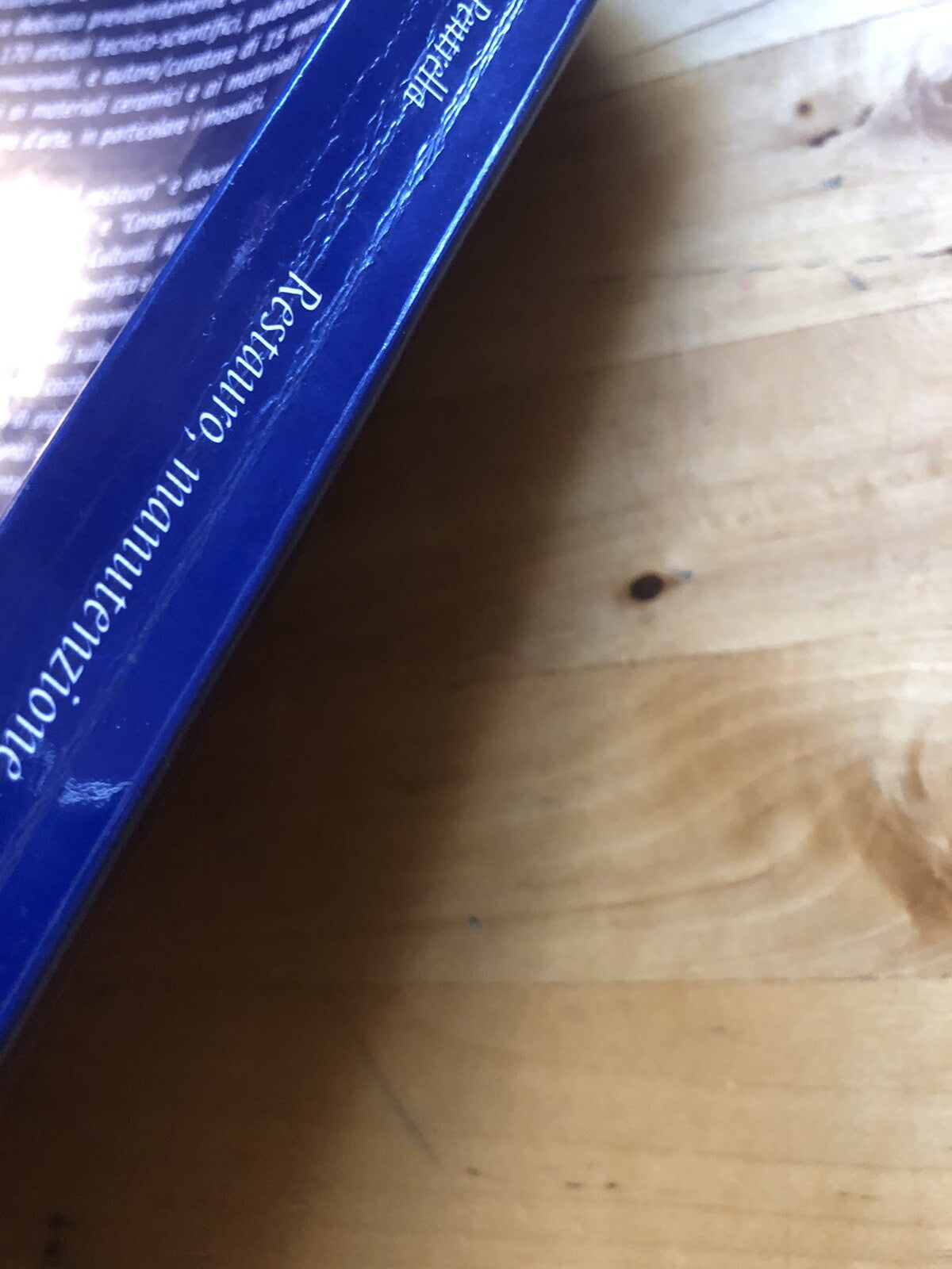 Restauro manutenzione conservazione dei beni culturali, materiali prodotti tecni