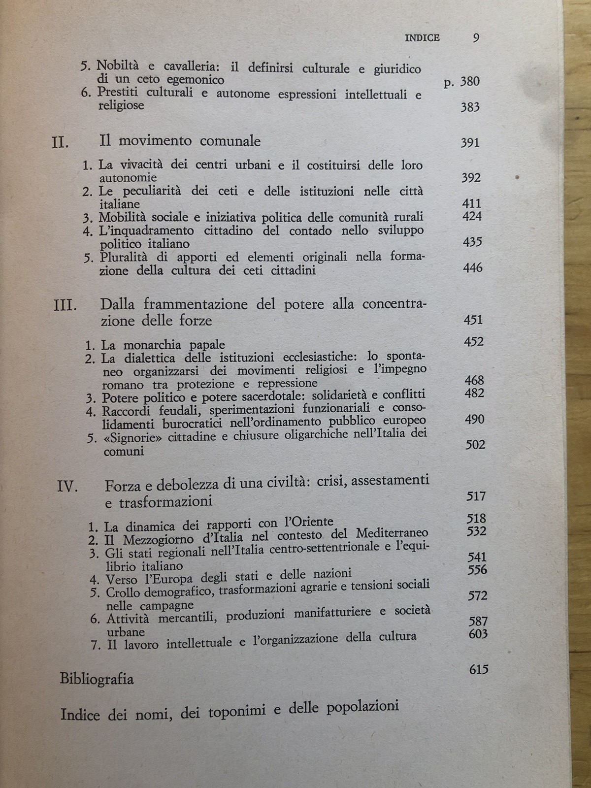 La civiltà europea nella storia mondiale V/XV secolo Tabacco, G. Merlo, Medioevo