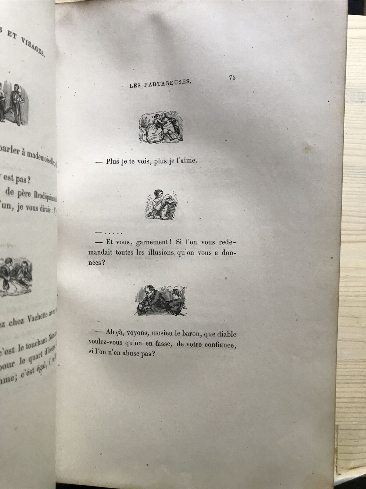 GAVARNI masques et visages 1868, libraire du figaro