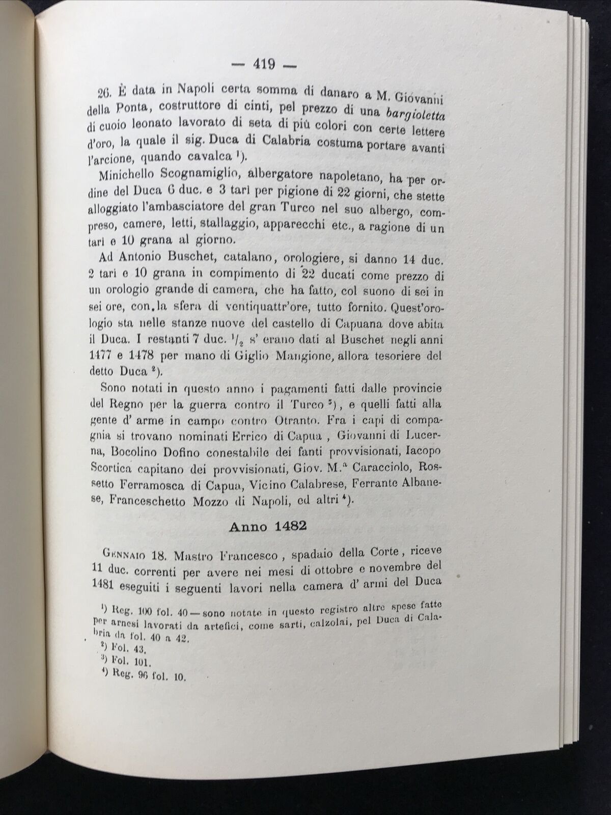 NAPOLI - Archivio storico per le province napoletane, anno nono, Forni editore 