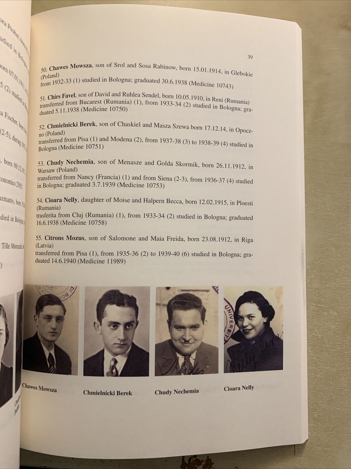 BOLOGNA 1938 Silence and Remembering. The Racial laws and the foreign Jewish  #
