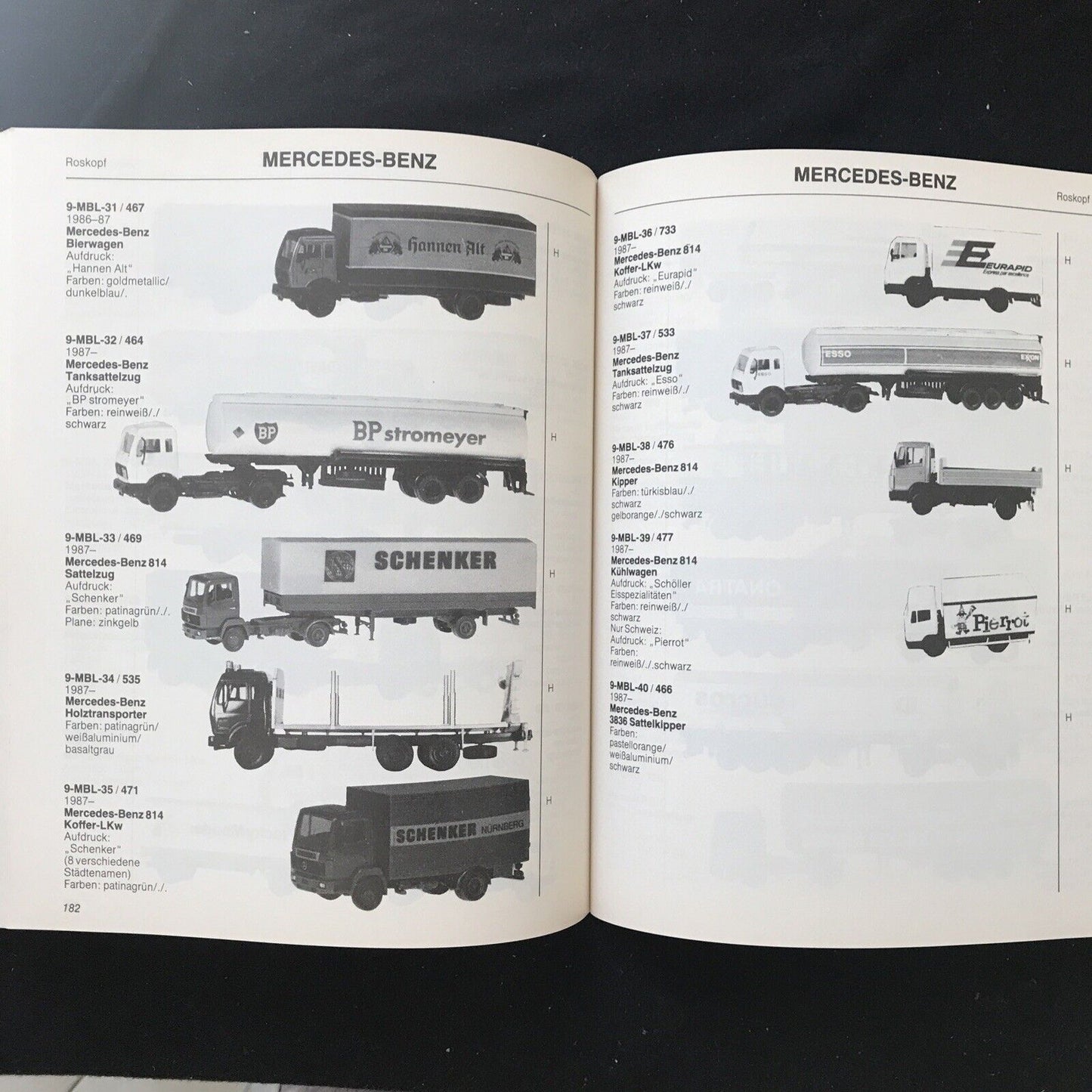 MODELLAUTO KATALOG HO-LKW, Alba, Uwe Ruck / Eberhard Fluhs.