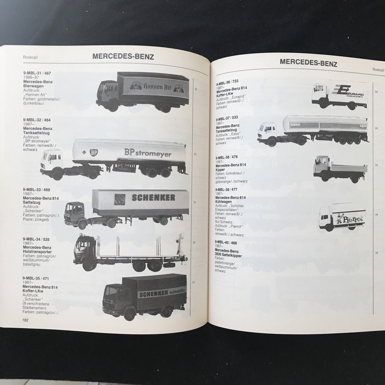 MODELLAUTO KATALOG HO-LKW, Alba, Uwe Ruck / Eberhard Fluhs.