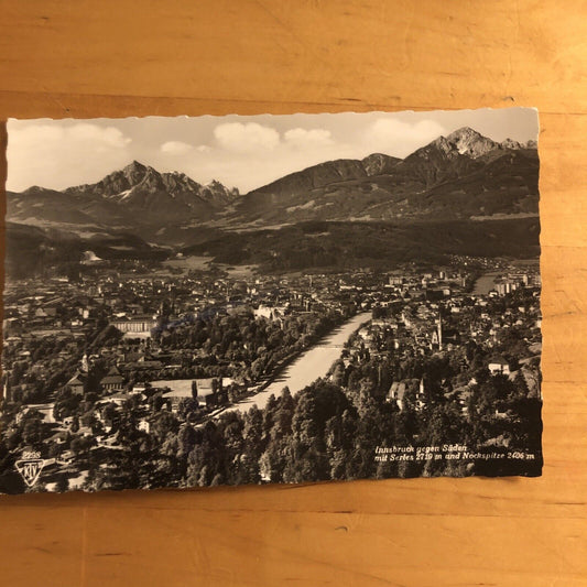 Cartolina INNSBRUCK GEGEN SUDEN - SERLES - NOCKSPITZE  - NON VIAGGIATA