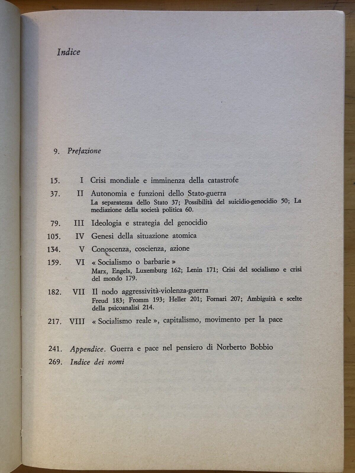 Storia e Catastrofe, Luigi Cortesi. Considerazioni sul rischio nucleare. Liguori